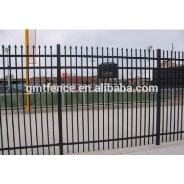 GM high quality powder coated 2016 hot sale zinc steel garden fencing decorative from Anping Manufacture